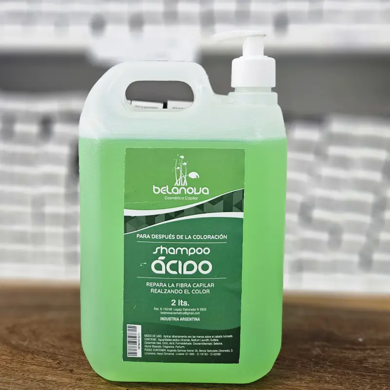 Shampoo Ácido (2 litros) c/ válvula | Bell Distribuidora