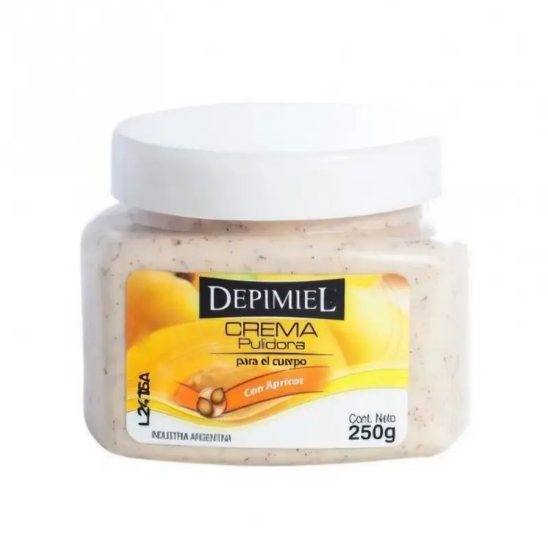 Crema exfoliante pulidora para el cuerpo Depimiel 250gr. | Bell Distribuidora