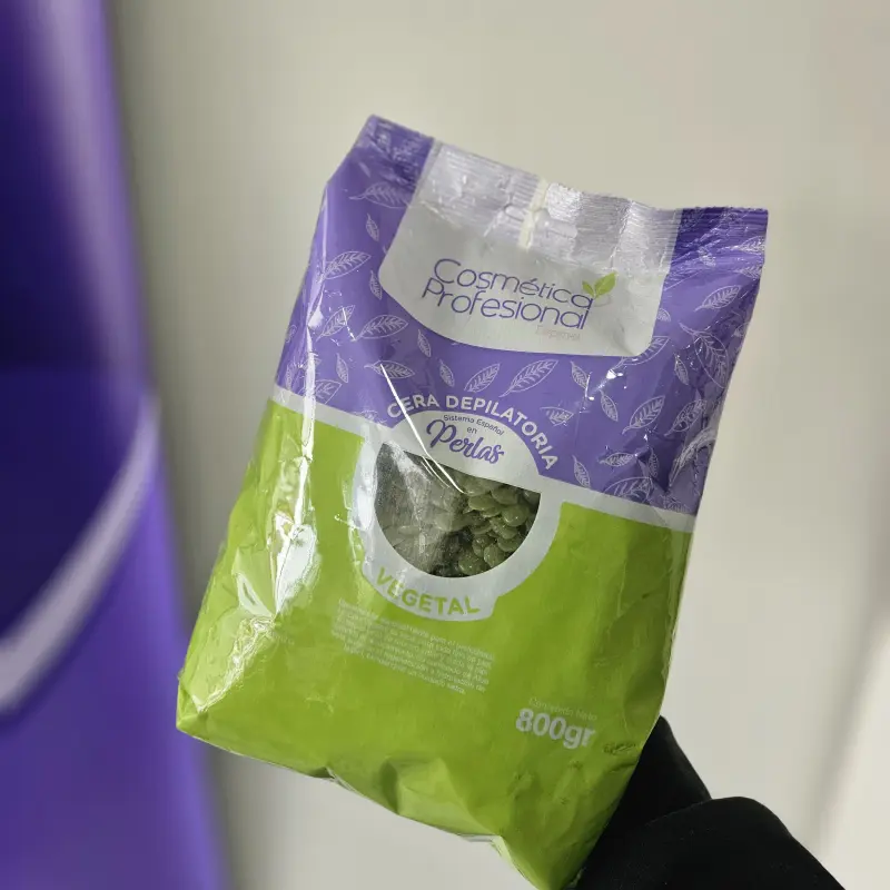 Cera depilatoria en Perlas Vegetal -Aloe Vera Cosmética profesional 800gr | Bell Distribuidora