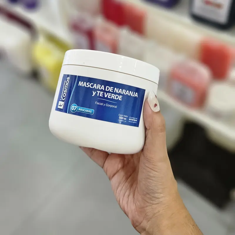 12255 Máscara Facial Y Corporal Naranja Y Te Verde 500ml | Bell Distribuidora