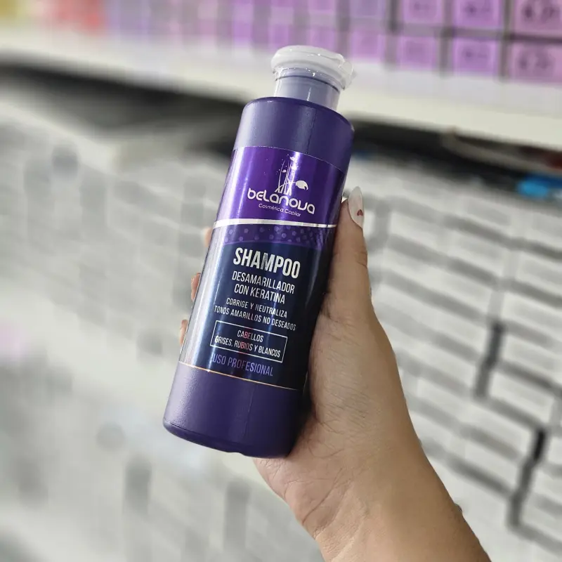Shampoo matizador Violeta con keratina 250ml | Bell Distribuidora