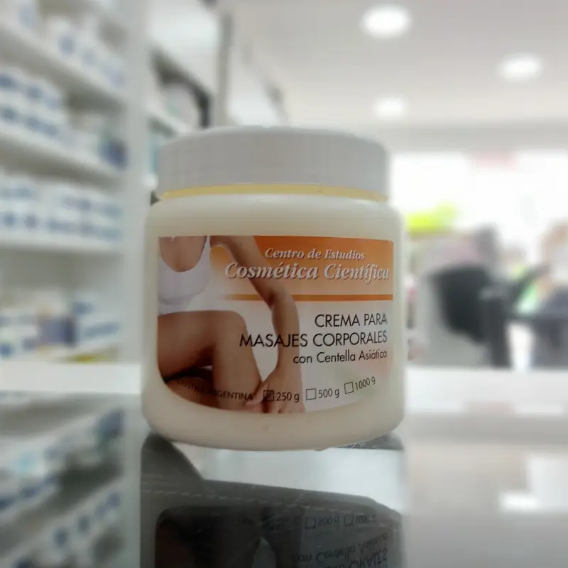 Crema p/ Masajes Con Centella X 250gr. | Bell Distribuidora