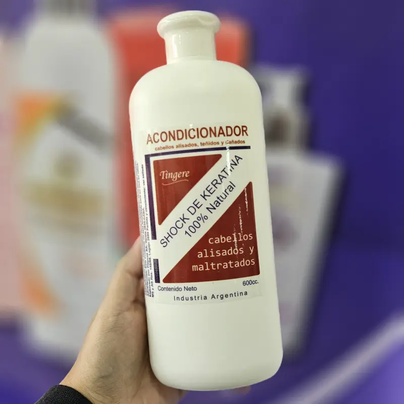 Acondicionador Shock De Keratina 600cc | Bell Distribuidora