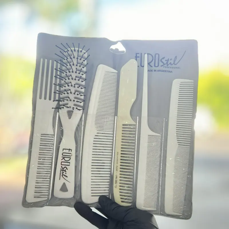 50952/B Estuche 6 peines profesional | Bell Distribuidora
