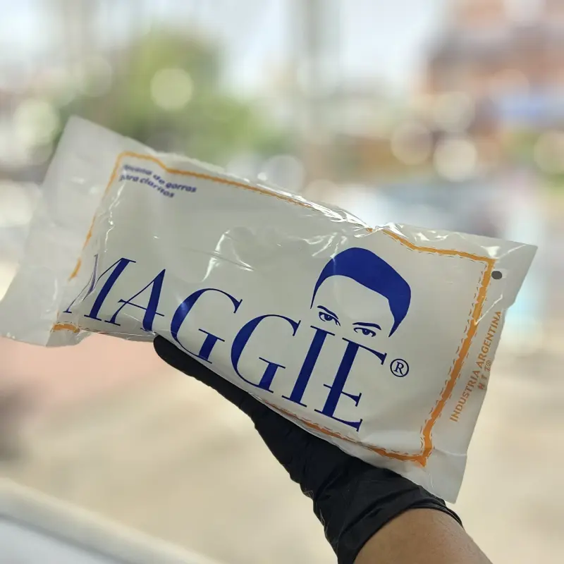 Bolsa de gorro de Látex Maggie Blanca x 12 Unid. | Bell Distribuidora