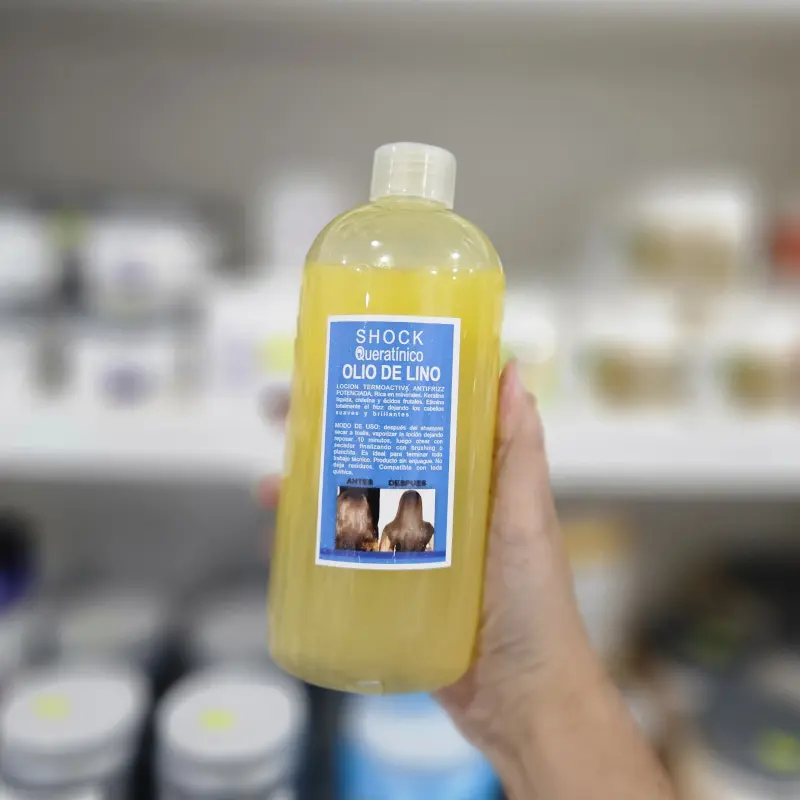 Shock Queratinico Olio De Lino | Bell Distribuidora