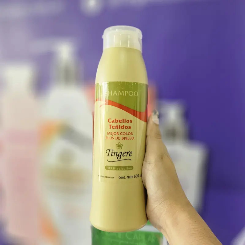 Shampoo p/ cabellos teñidos 600ml | Bell Distribuidora