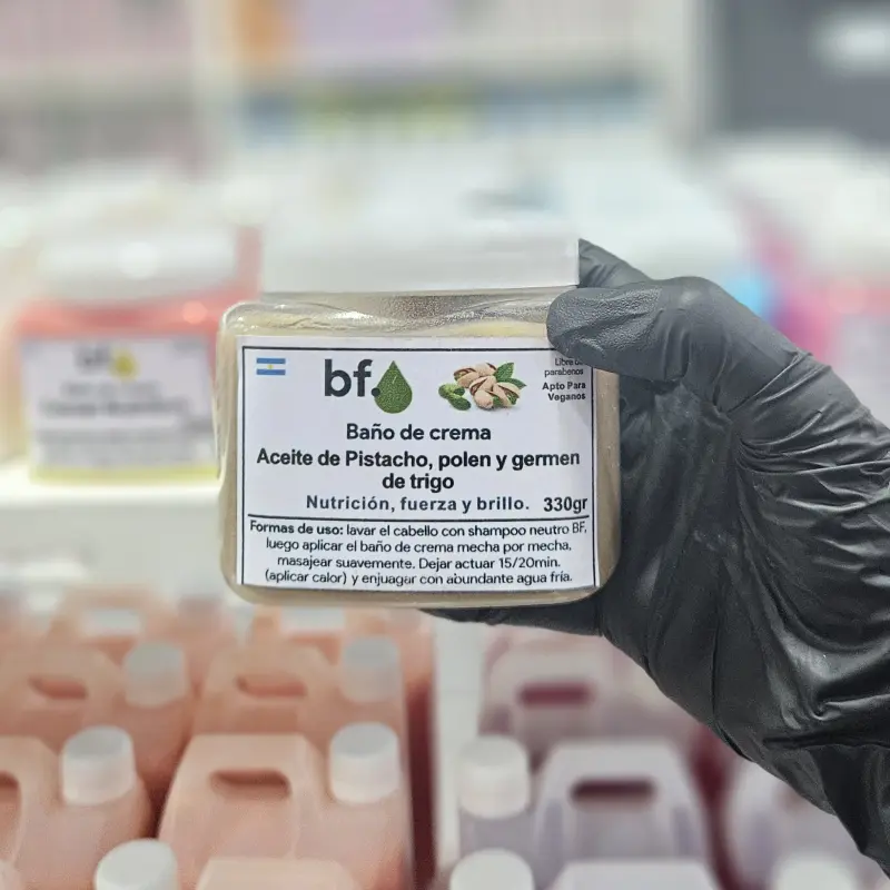 Baño de crema de Pistacho 330g. BF | Bell Distribuidora