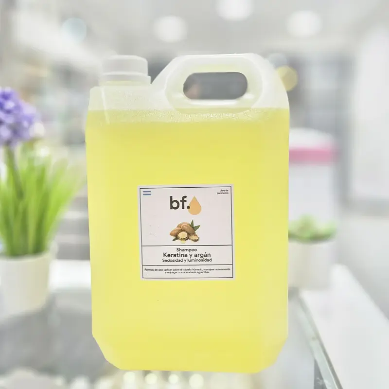 Shampoo de Keratina & Argan x 5 litros BF | Bell Distribuidora