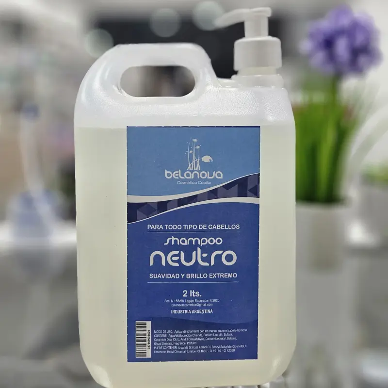 Shampoo Neutro (2 Litros) c/ válvula | Bell Distribuidora