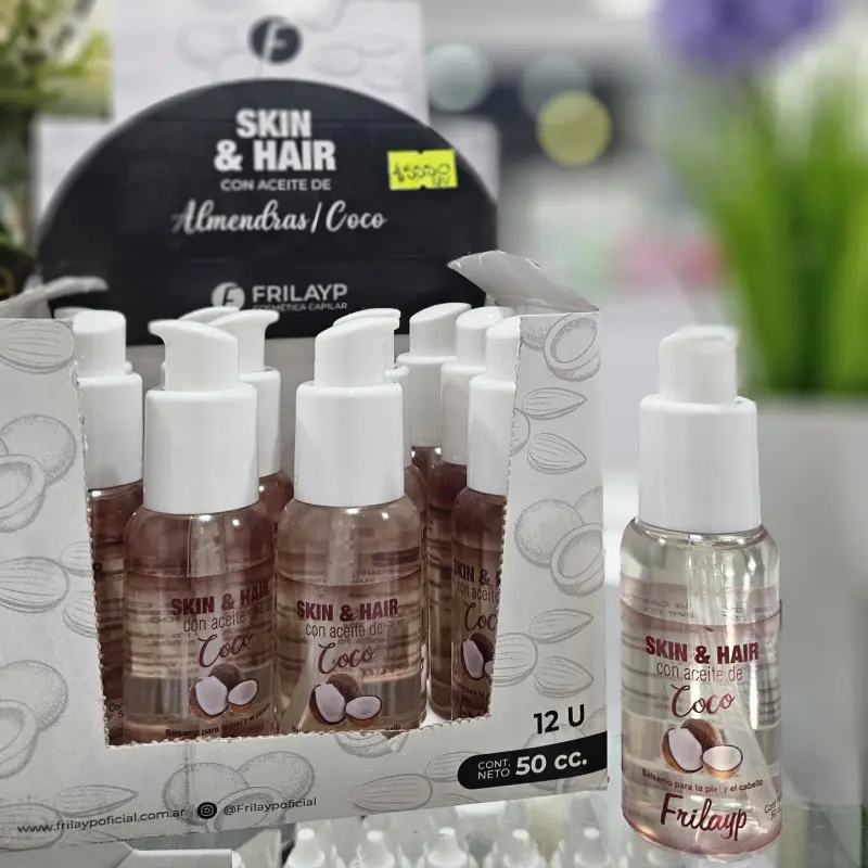 Skin & Hair con aceite de coco 50ml. | Bell Distribuidora