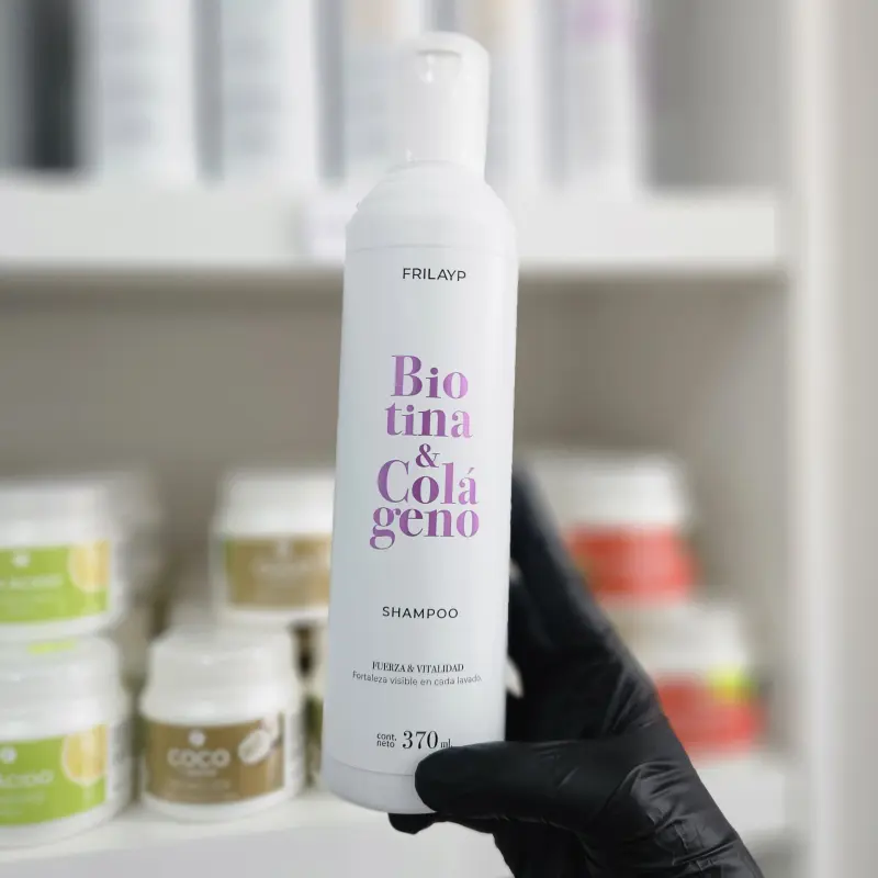 Shampoo de Biotina y Colágeno x 370ml. | Bell Distribuidora