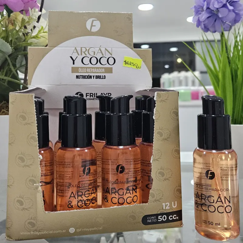 Oleo Reparador argán-coco 50cc. | Bell Distribuidora