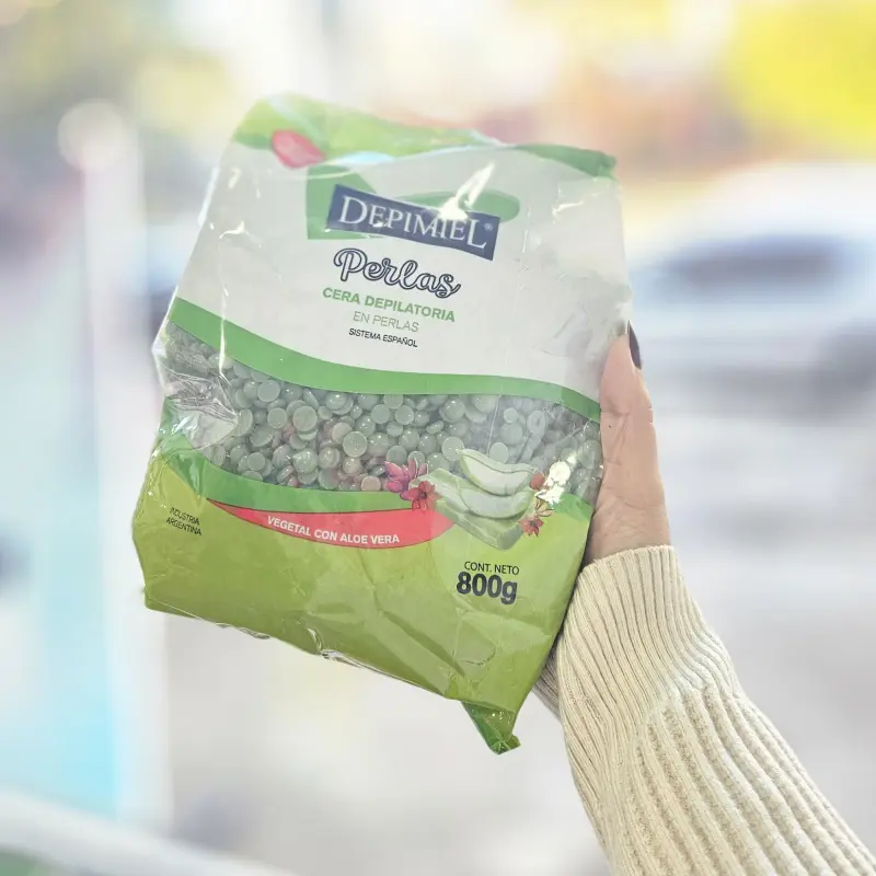 Cera Depilatoria en Perlas  Vegetal 800gr. | Bell Distribuidora