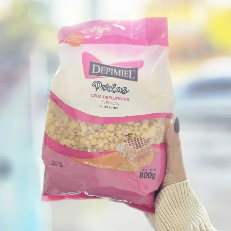 Cera depilatoria en Perlas de Miel 800gr. | Bell Distribuidora