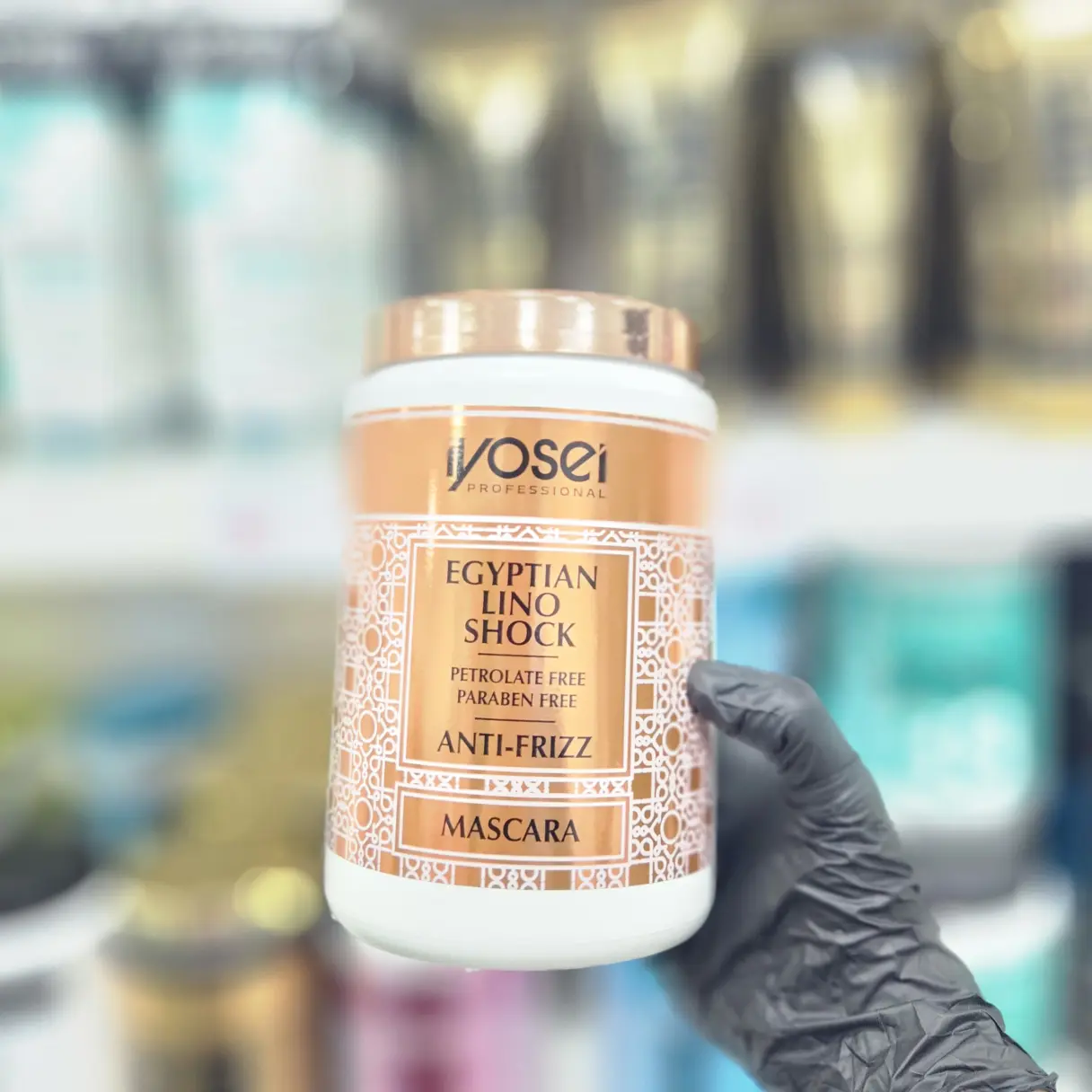 Máscara Anti-frizz- Egyptian Lino Shock 1kg | Bell Distribuidora