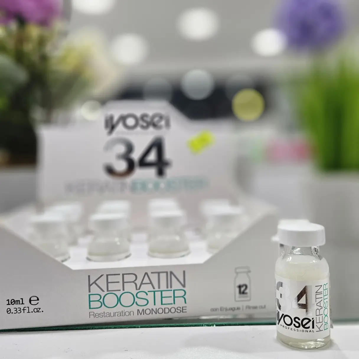 34 - Ampollas De Keratina Liquida X 10ml - (12 Unidades) | Bell Distribuidora