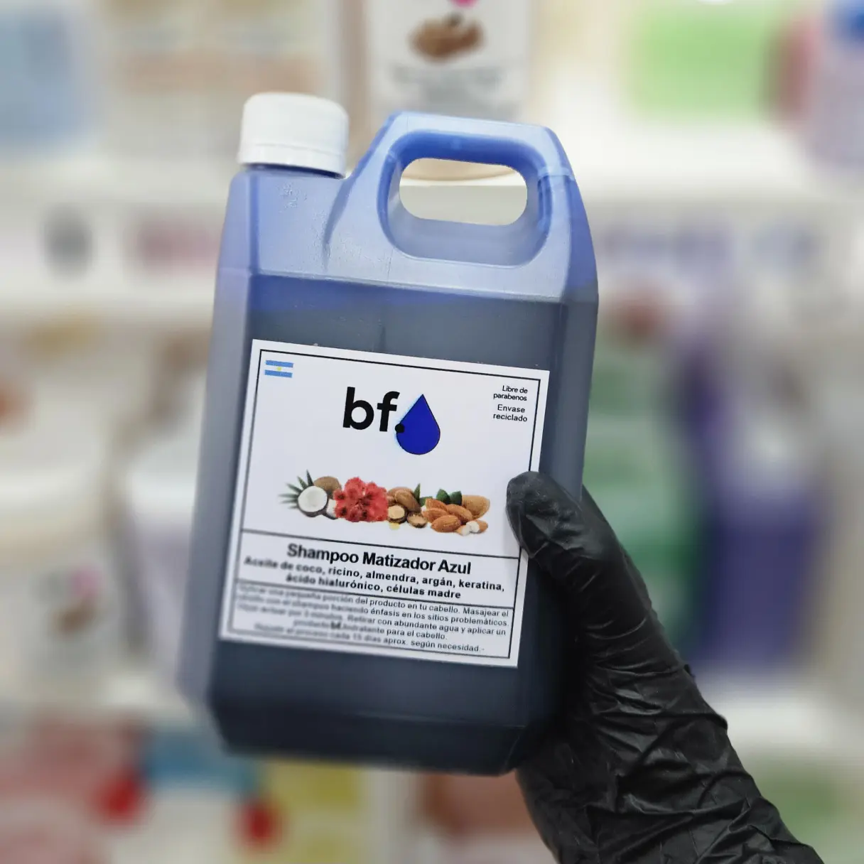 Shampoo Matizador Azul 1lt. BF | Bell Distribuidora