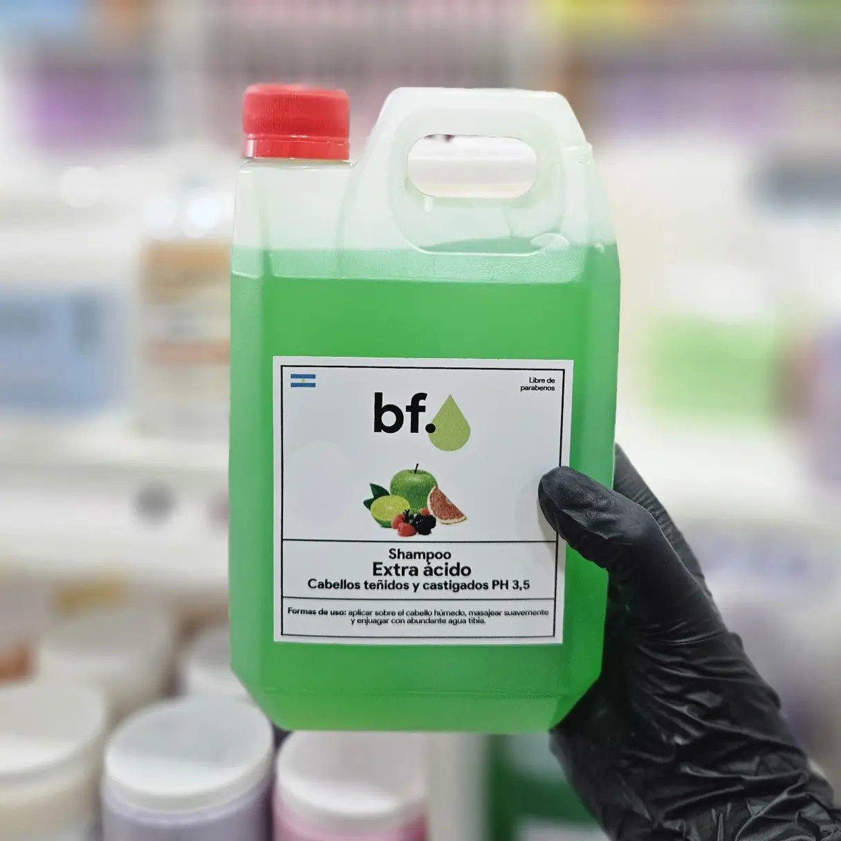 Shampoo de pH Extra Acido x 1LT. BF | Bell Distribuidora